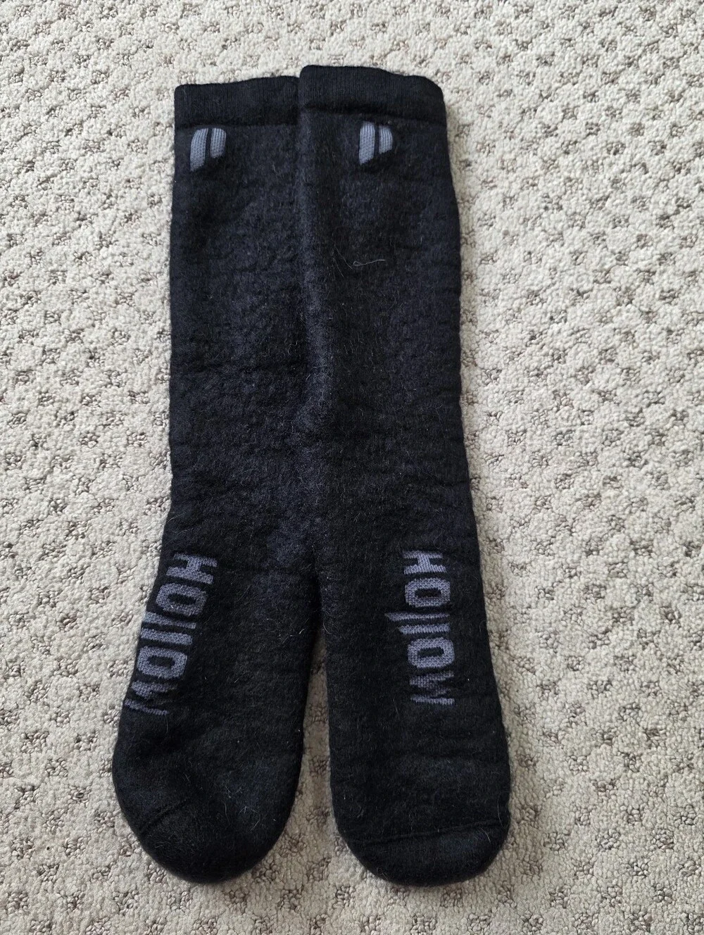 Hollow Alpaca Boot Washed Socks
